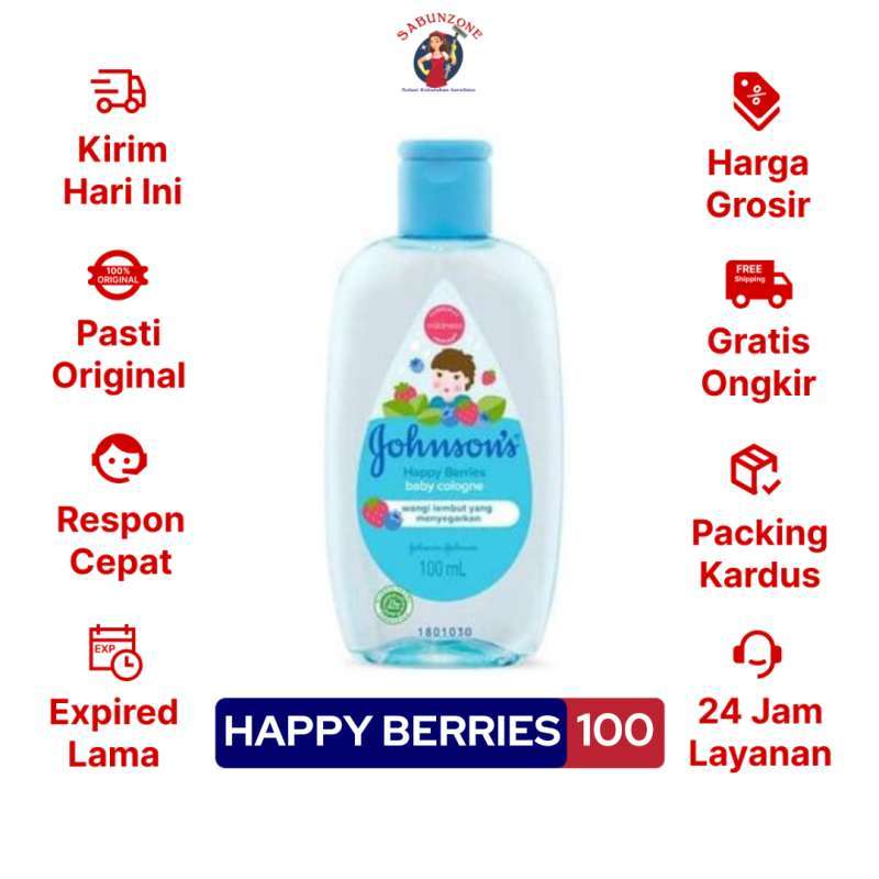 Jual Cologne Bayi Johnson s Baby Cologne Happy Berries 100 ml di