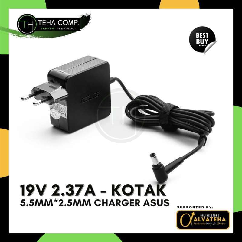 Charger Laptop ASUS Series X with 19V-2.37A Output and Universal Compatibility. Ideal for Asus X551, X555, X751, and More. Garansi 1 Bulan