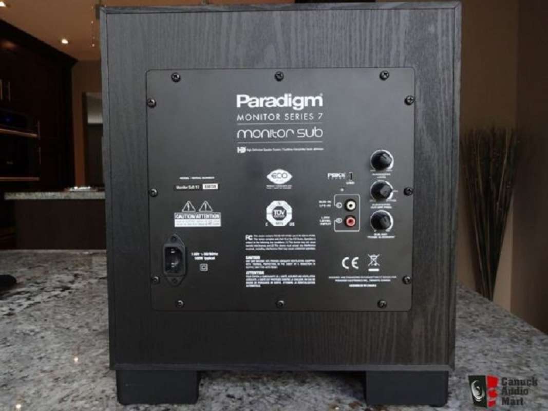 Paradigm monitor sub hotsell 10