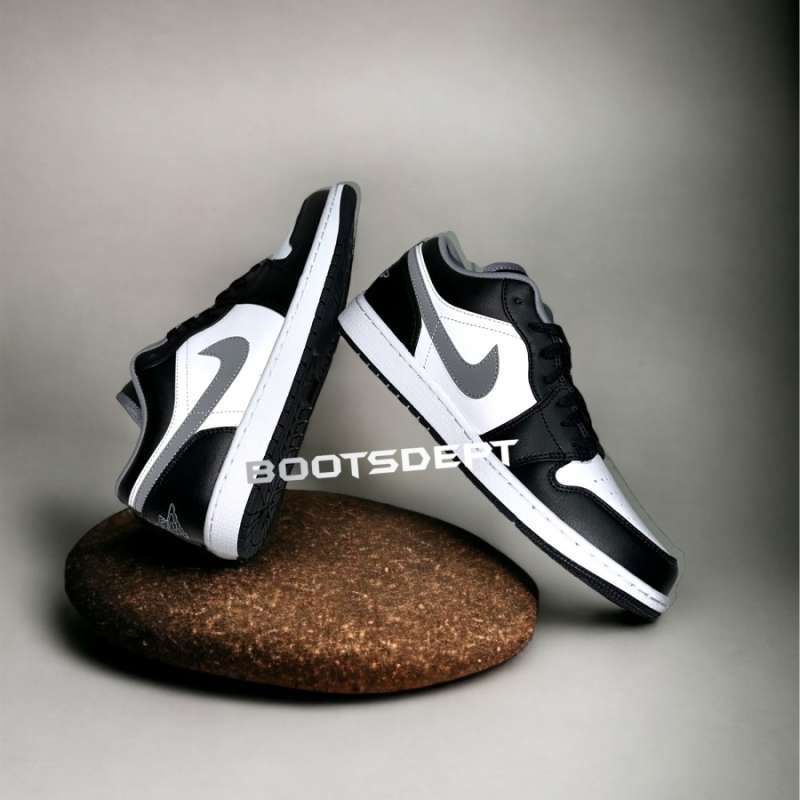 Nike Air Jordan Low Black Medium Grey Shadow (100% Authentic)