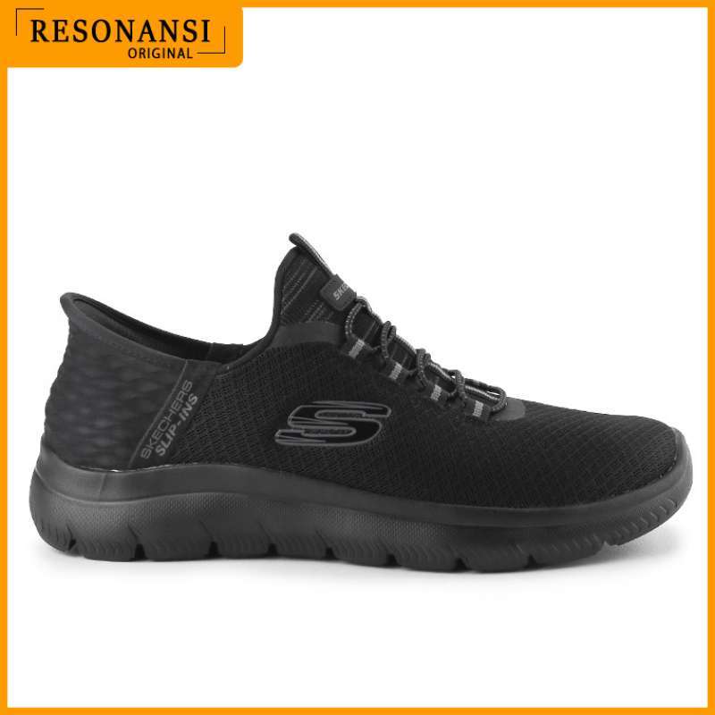 Skechers full black sale