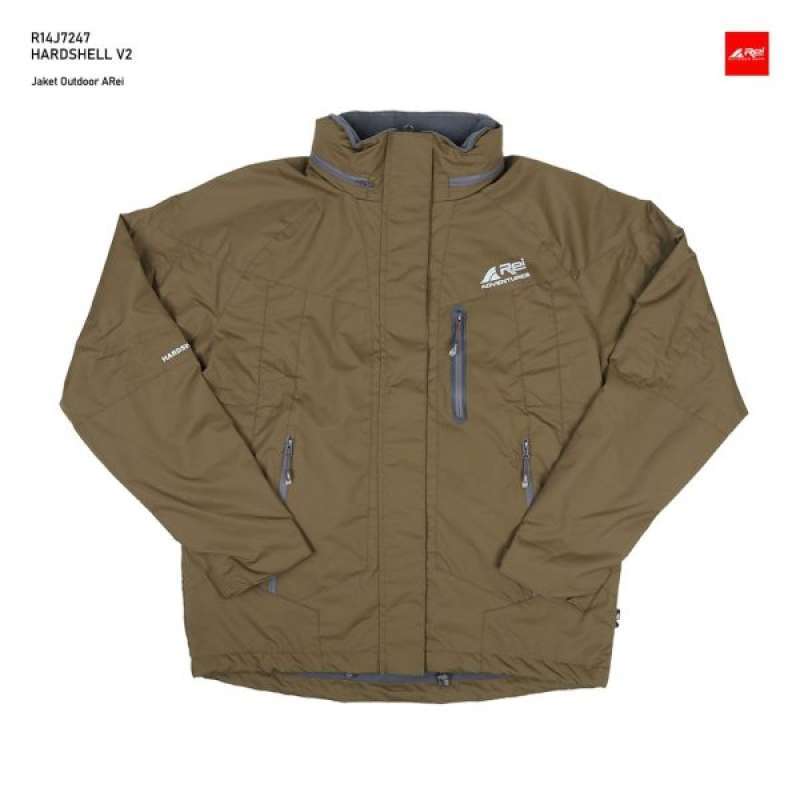 Jual Jaket Gunung Rei Pria HARDSHELL V2 Jaket Mendaki Pria Arei