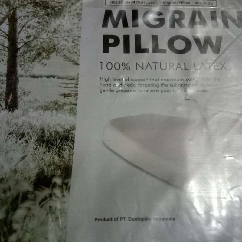 Dunlopillo sales migraine pillow