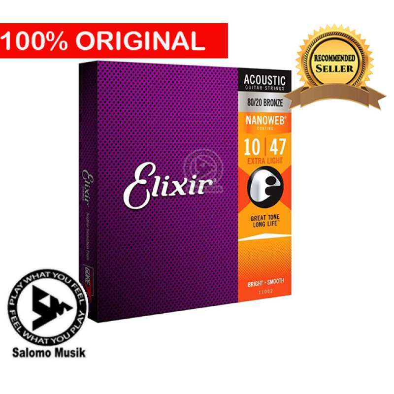 Jual Senar Gitar Akustik Original Elixir 11002 di Seller Salomo