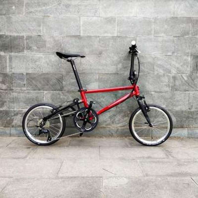 Jual tyrell ive sports folding bike candy red di Seller Sariahh