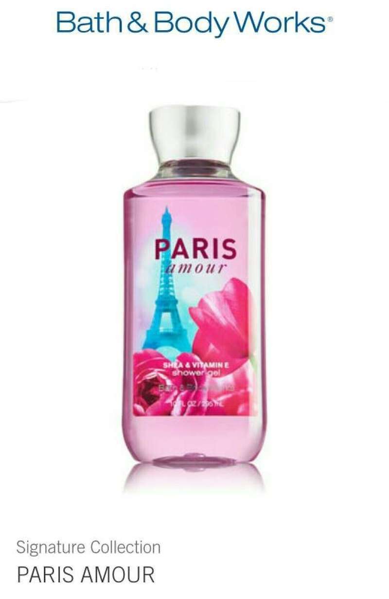 Jual BBW Bath Body Works PARIS AMOUR Shower Gel 295 ml di Seller