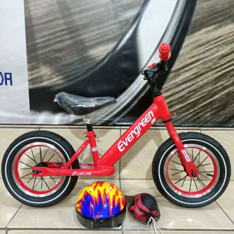 Jual sepeda anak push bike balance bike evergreen di Seller