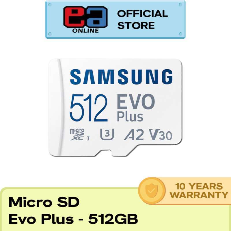 Samsung Micro SDXC EVO PLUS Up To 160MB/s Class 10 512GB