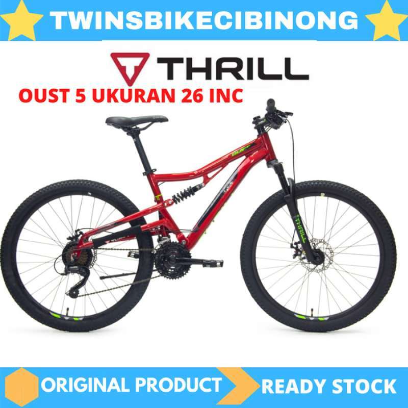 Jual Sepeda Mtb 26 Fullsus Thrill Oust 5.0 Di Seller Sariahh Shop Wanasari Kab. Bekasi Blibli