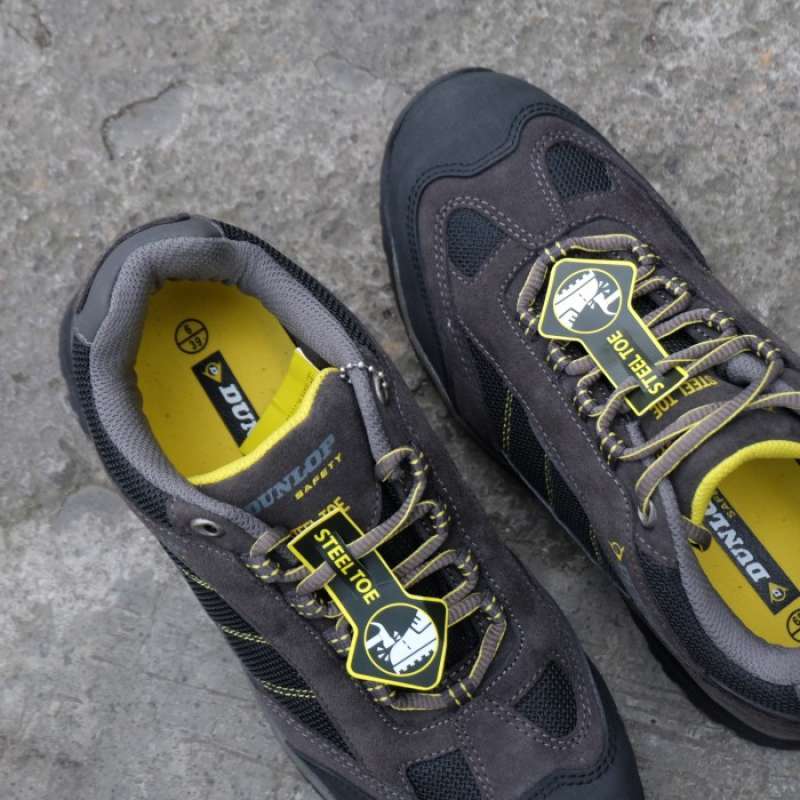 Jual Safety Shoes Steel Toe Dunlop Iowa charcoal original bnwb di