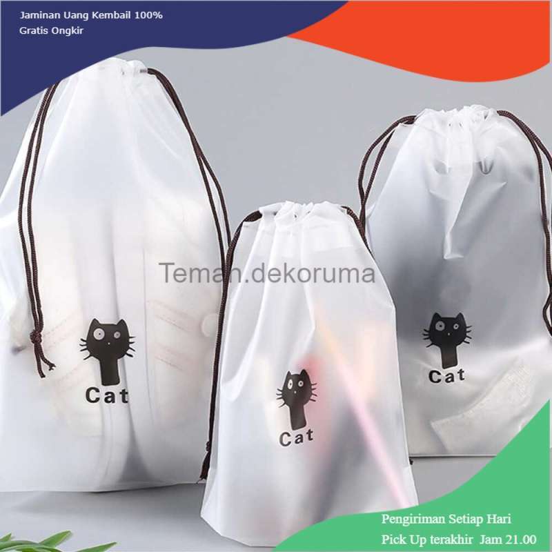 Jual Td Trv Kantong Pouch Plastik Serut Organizer Drawstring Bag Size Xl 30x35cm Vb 71 Di Seller Ifa Mart Pekiringan Kota Cirebon Blibli