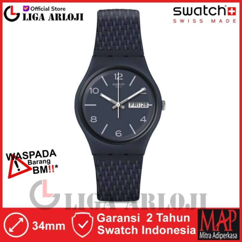 Jual Swatch Gn725 Original Laserata Jam Tangan Unisex Analog Di Seller Silsi Watch Store Pasar Manggis Kota Jakarta Selatan Blibli