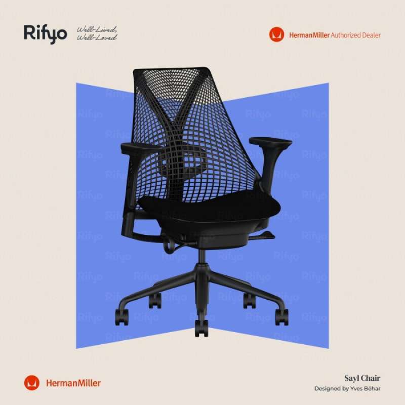 Jual Herman Miller Sayl Chair Black Full Feature di Seller