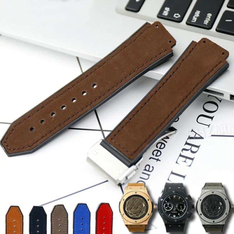 Tali jam tangan hublot big bang sale