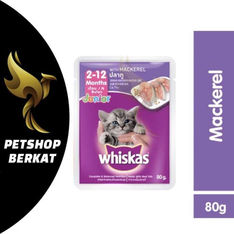 Whiskas hotsell pouch junior