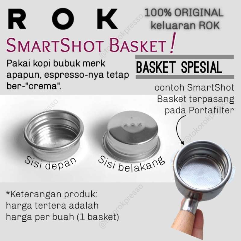 Jual Rok Smartshot Basket Untuk Portafilter Rok Presso 100 Original Di Seller Toko Aulya 1 Tegal Alur Kota Jakarta Barat Blibli
