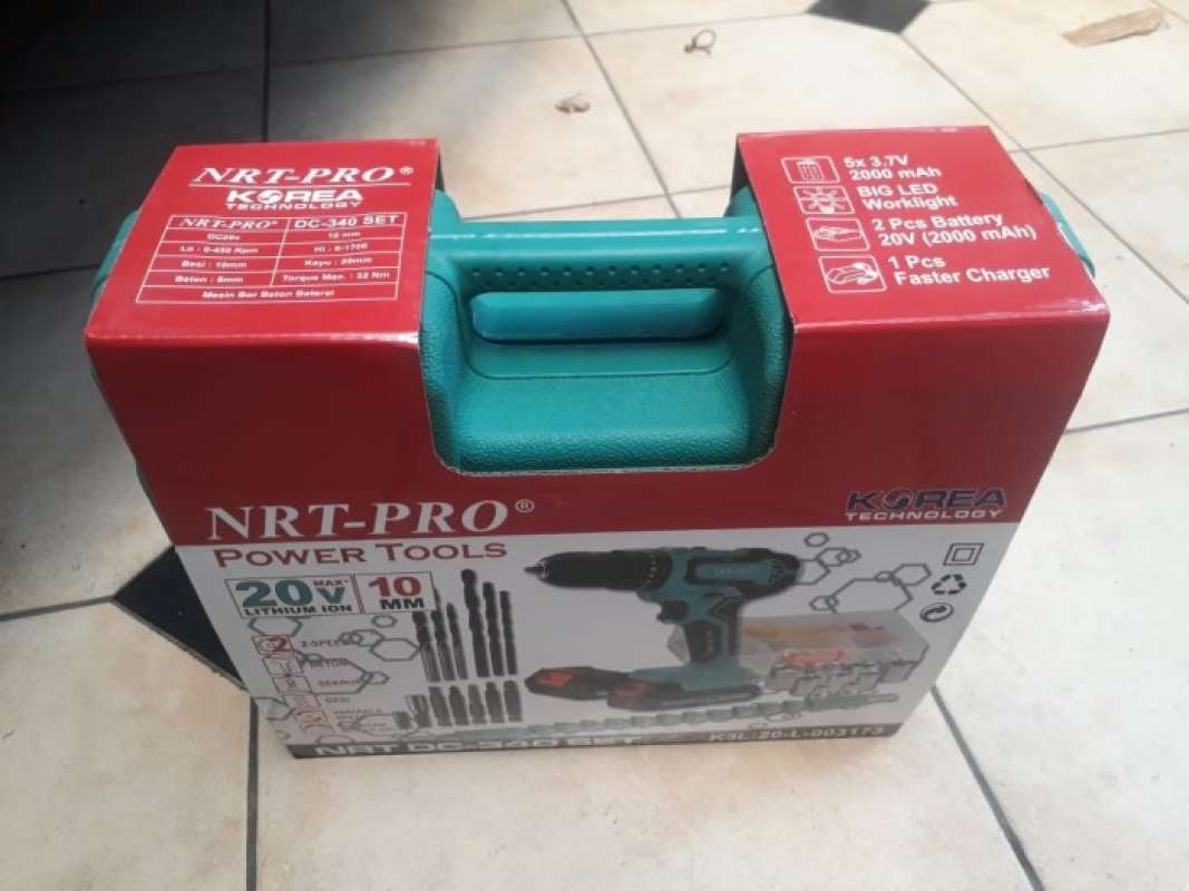 Cordless nrt dc340 store set 20v