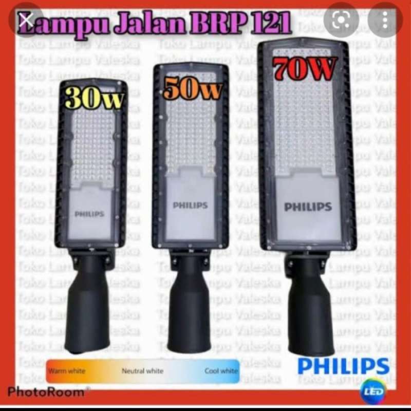 Promo lampu jalan philips 50w 50 watt BRP121 brp 121 street light