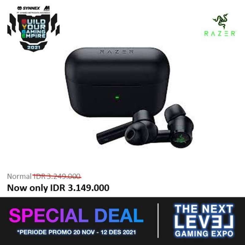 Razer hammerhead best sale true wireless harga
