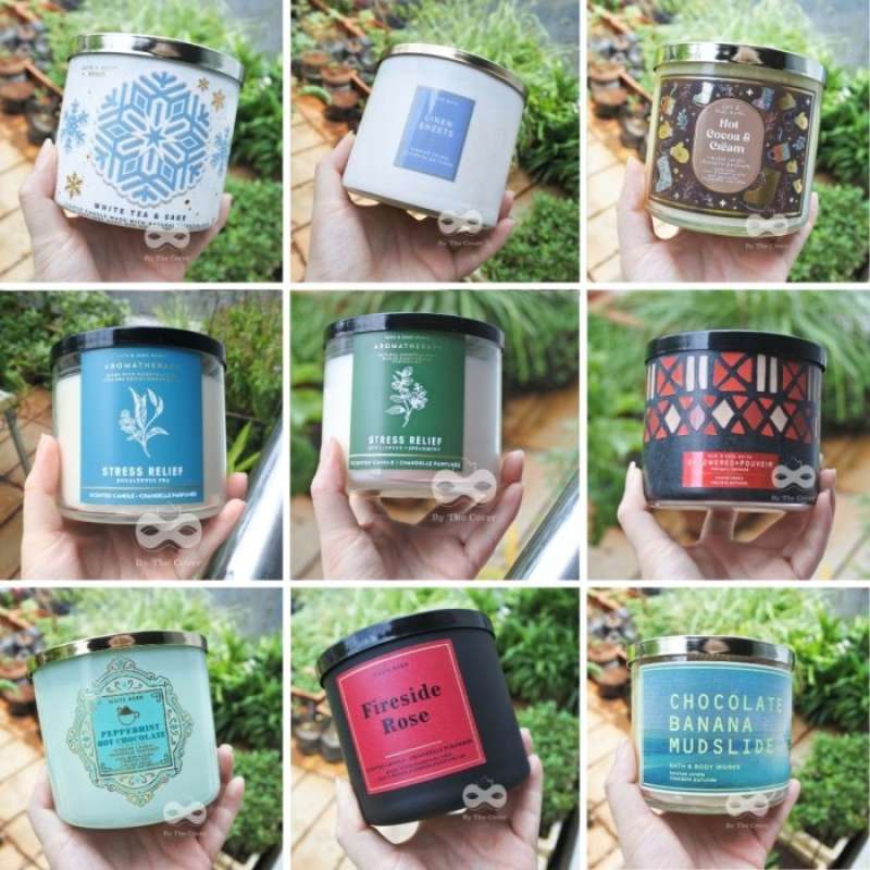 BATH&BODYWORKS Candle(3set)