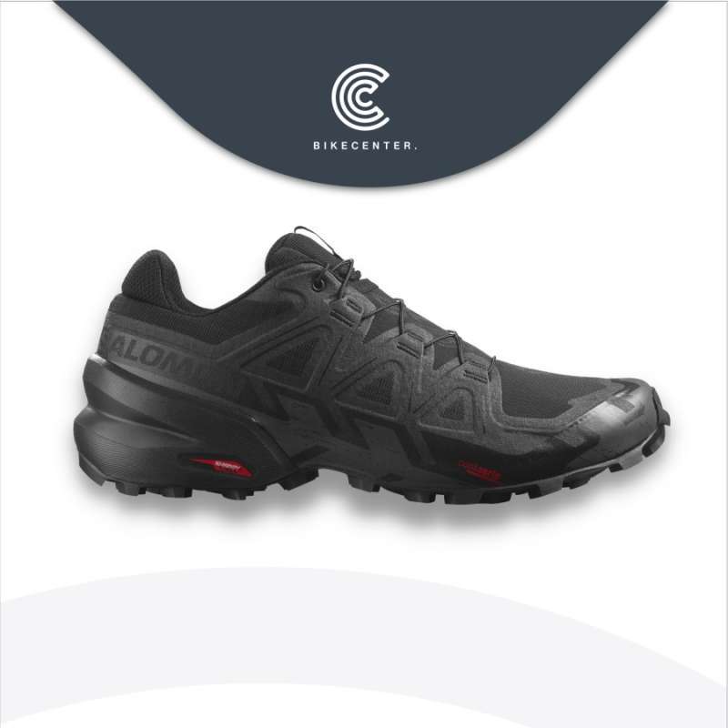 Jual Sepatu Lari Pria Hiking Trail Running Shoe Salomon Speedcross 6 Wide 40 2 3 Black Phantom Di Seller Bike Center Official Store Kebon Besar Kota Tangerang Blibli
