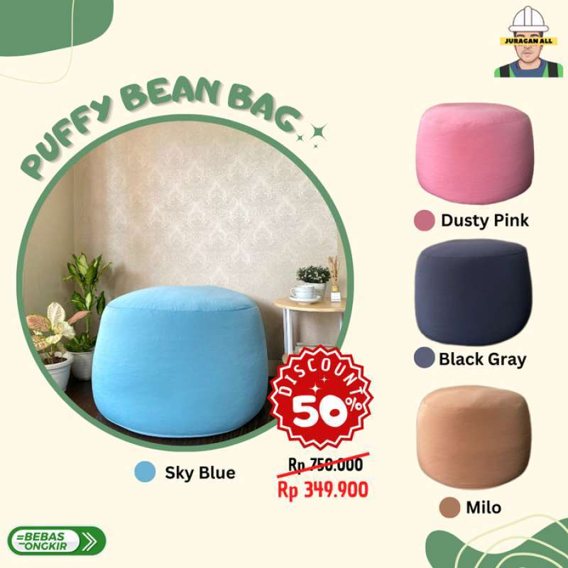 Promo Bean Bag Puffy Bean Bag Bean Bag Plus Isi Squishy Bean Bag