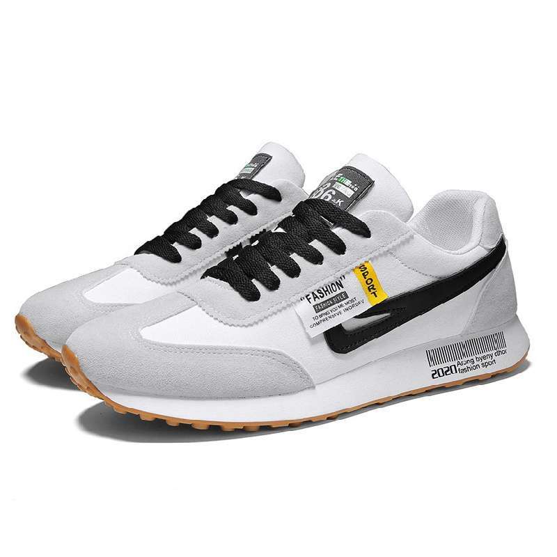 MIVASO Pennay Men Shoes Sepatu Sneakers Kets Running Pria Hight Elve Sport  Abu 43