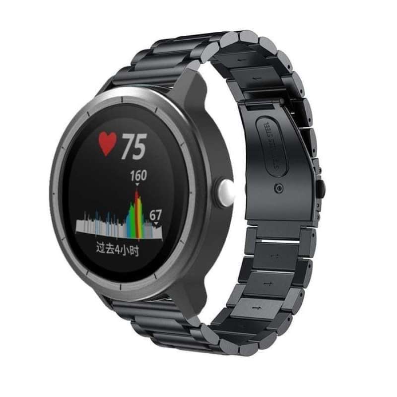 GARMIN VIVO ACTIVE VIVOACTIVE 3 MUSIC STAINLESS STEEL STRAP WATCH BAND