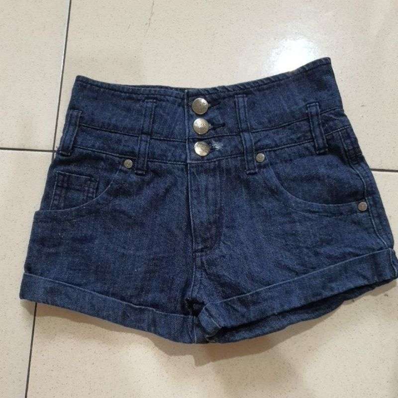 Jual High Waist Shorts Jeans Size 8 for girls di Seller
