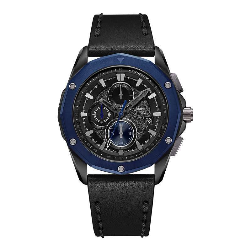 Alexandre christie best sale watch leather strap