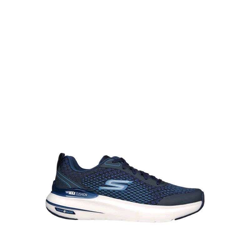 Skechers Max Cushioning Hyper Burst Mens Running Shoes Navy