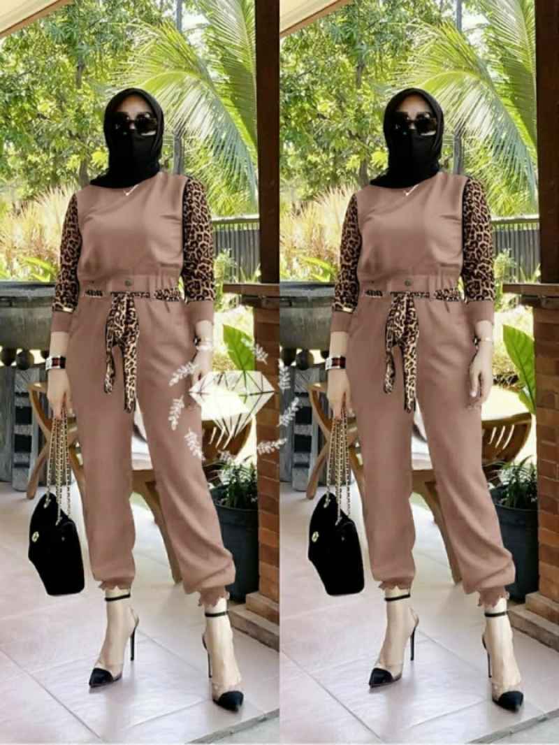 Jual Jumpsuit Wanita Muslim Model Terbaru Kekinian Harga