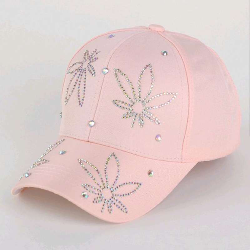 Topi Wanita Fashion Korea Manik Manik model daun dan love