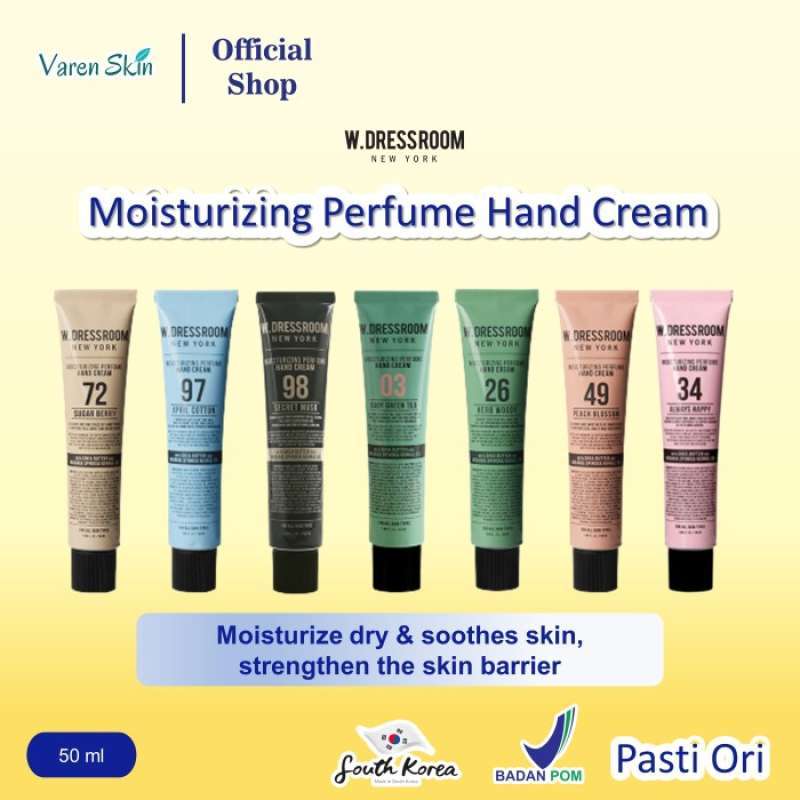 W Dressroom Hand Cream Lengkap Harga Terbaru Februari 2024 Blibli