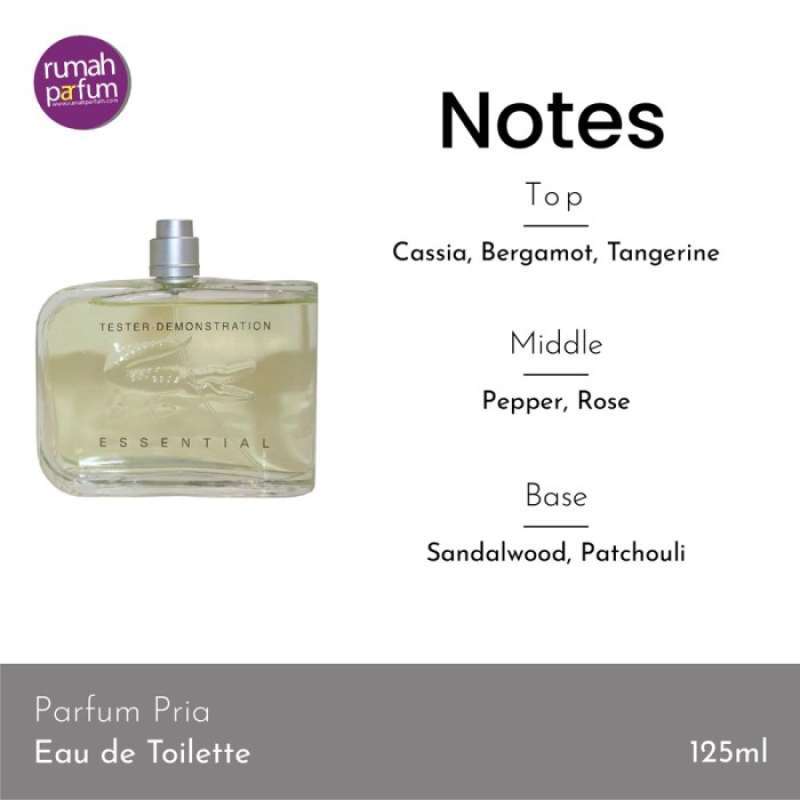 Promo Lacoste Parfum Essential Man 125 ML Tester Diskon 23 di