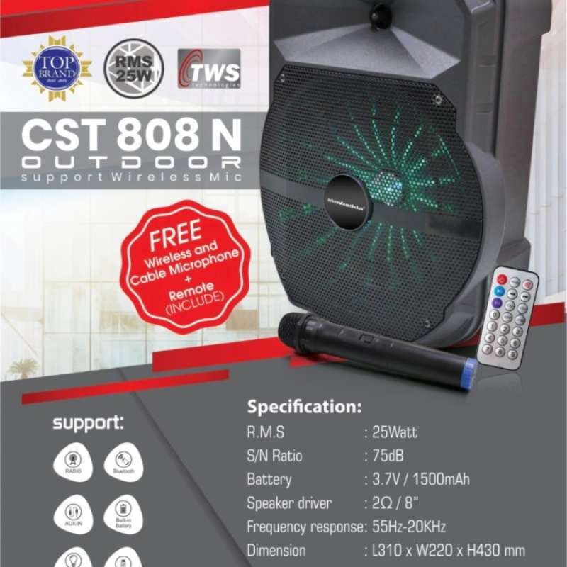 Speaker simbadda cst 808n shop