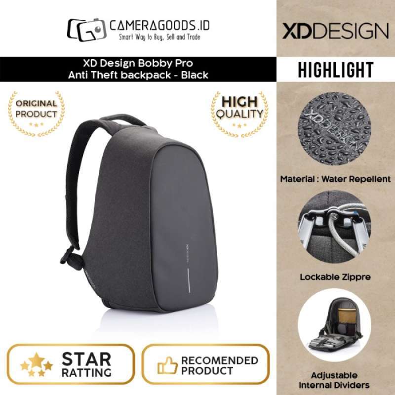 Promo XD DESIGN Bobby Pro Anti Theft Backpack Diskon 23 di Seller