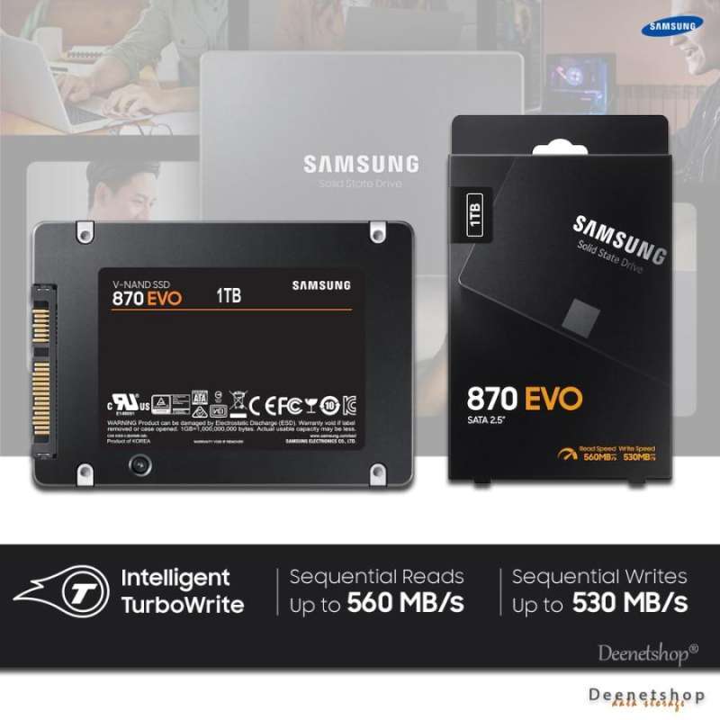 Jual Ssd Samsung 870 Evo 1tb Sata Iii Di Seller Deenetshop