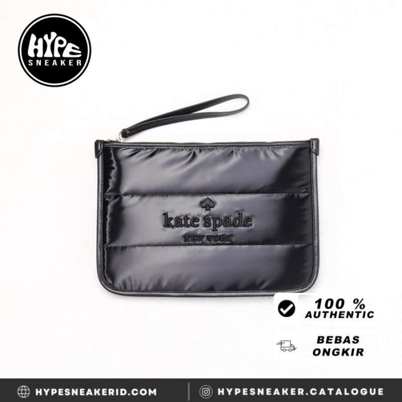 Jual Tas Kate Spade Logo Puffy Clutch Pouch In Black 100 Original Di Seller Hypesneaker.idn Official Store Hypesneaker.id Kota Semarang Blibli