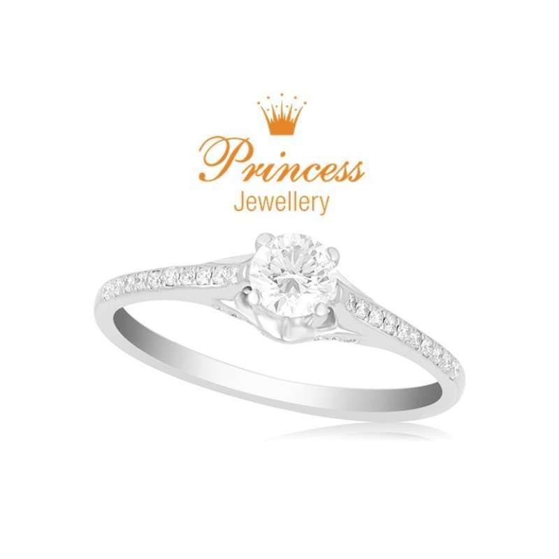 Jual Cincin Berlian Sertifikat Gia Plr943000 Princess Jewellery Di