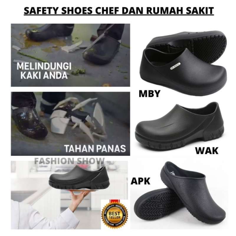 Jual Sepatu Safety Untuk Chef Model Premium Original Terbaru Harga Murah Desember 2024