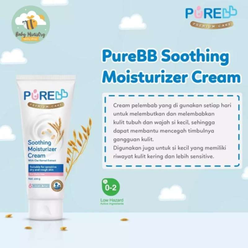 Pure baby hotsell soothing moisturizer cream