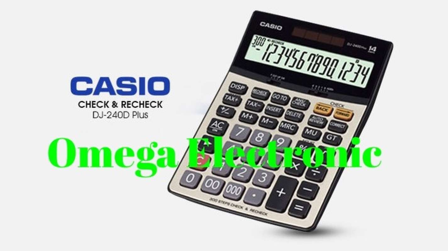 Jual Casio Calculator Dj 240d Plus Kalkulator Meja Desktop Check Correct Di Seller Carima Store Kalibata Kota Jakarta Selatan Blibli