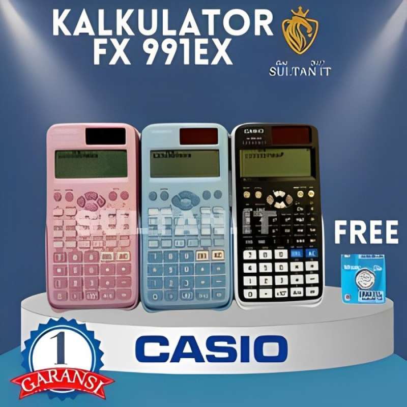 KALKULATOR SCIENTIFIC CASIO FX 991EX Pink ORIGINAL