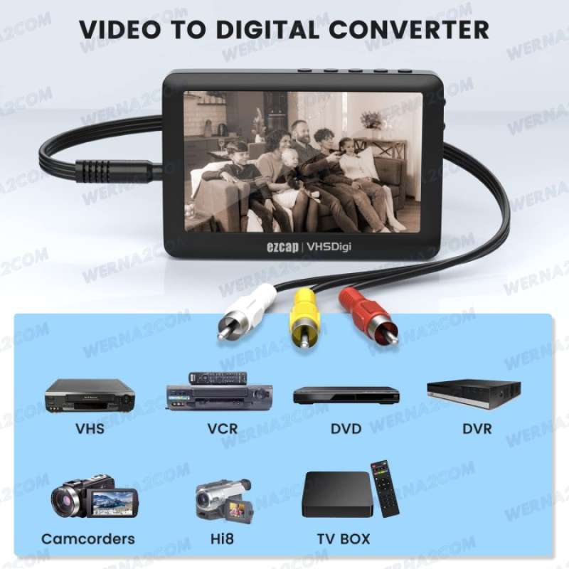 Ezcap180 Vhsdigi Portable Vhs DVD Hi8 Camcorder Maker Analog Video
