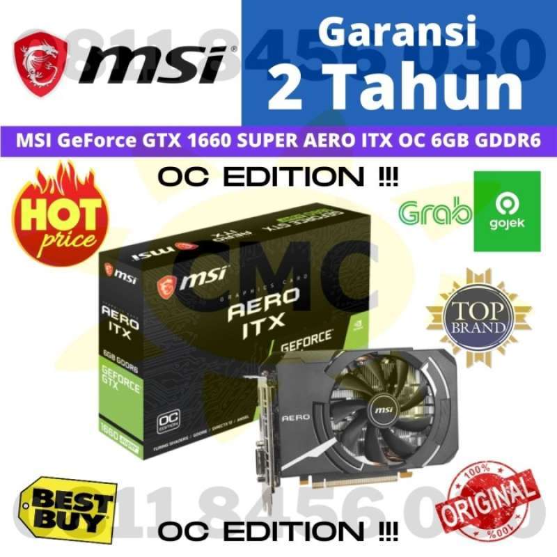 Geforce 1660 super shop aero itx oc 6gb