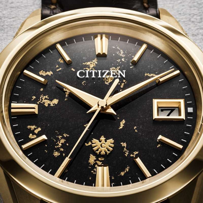 Jual CITIZEN WATCH ECO DRIVE AQ4103 16E GOLD LIMITED EDITION di