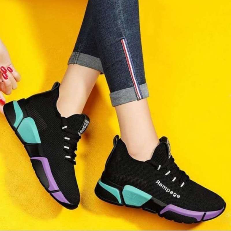Promo LVR Sepatu Sneakers Sport Wanita Fashion Rampage LV0182