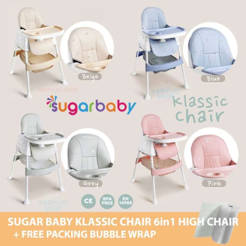 Promo Sugar Baby Klassic Chair 6in1 High Chair Booster Seat Kursi
