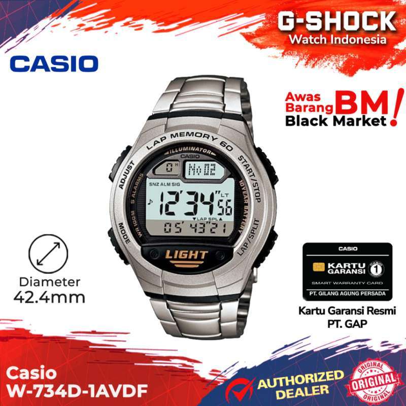 Casio w734d store